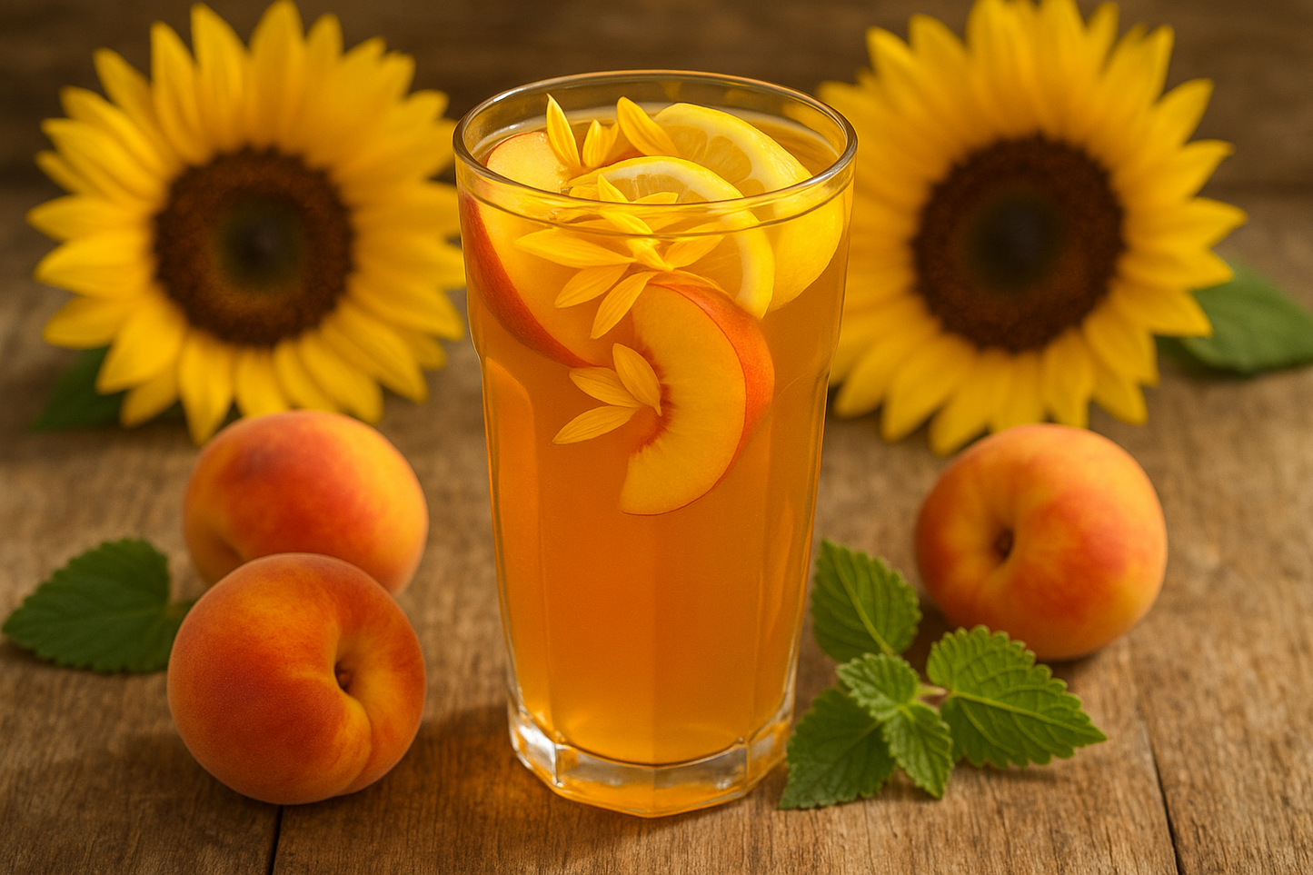 🌻 Sunflower Peach Tea
