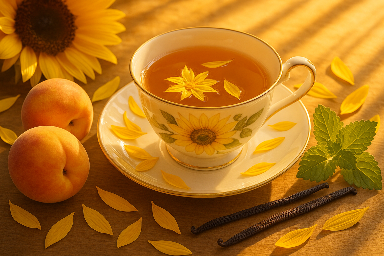 Sunflower Peach Tea