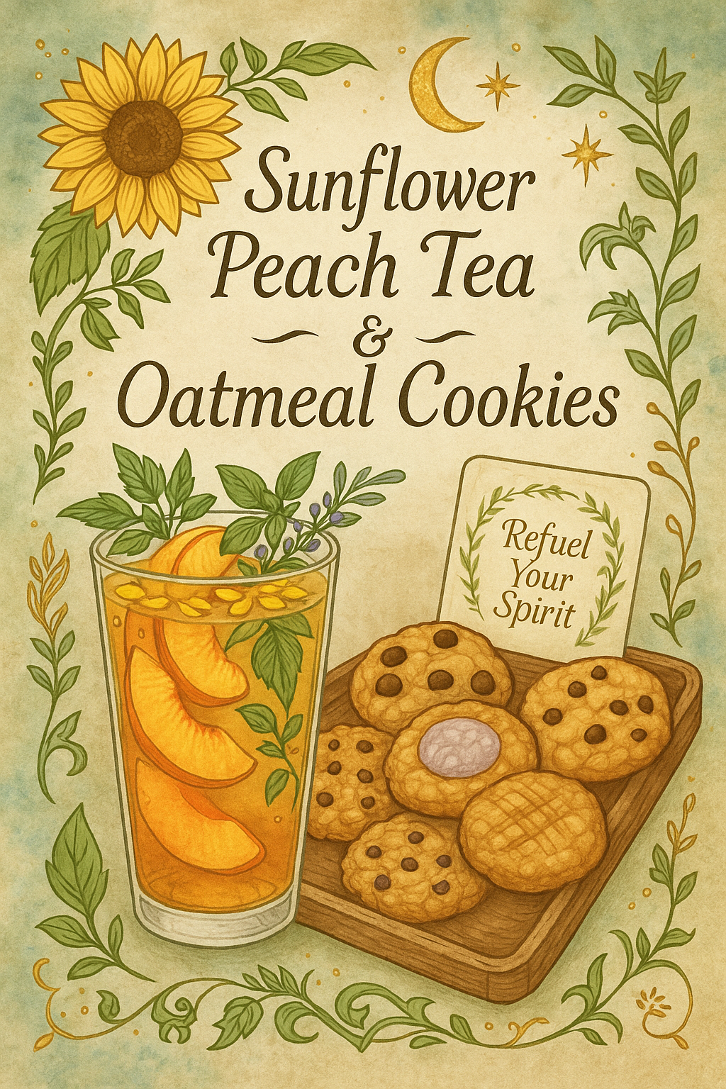 🌻 Sunflower Peach Tea